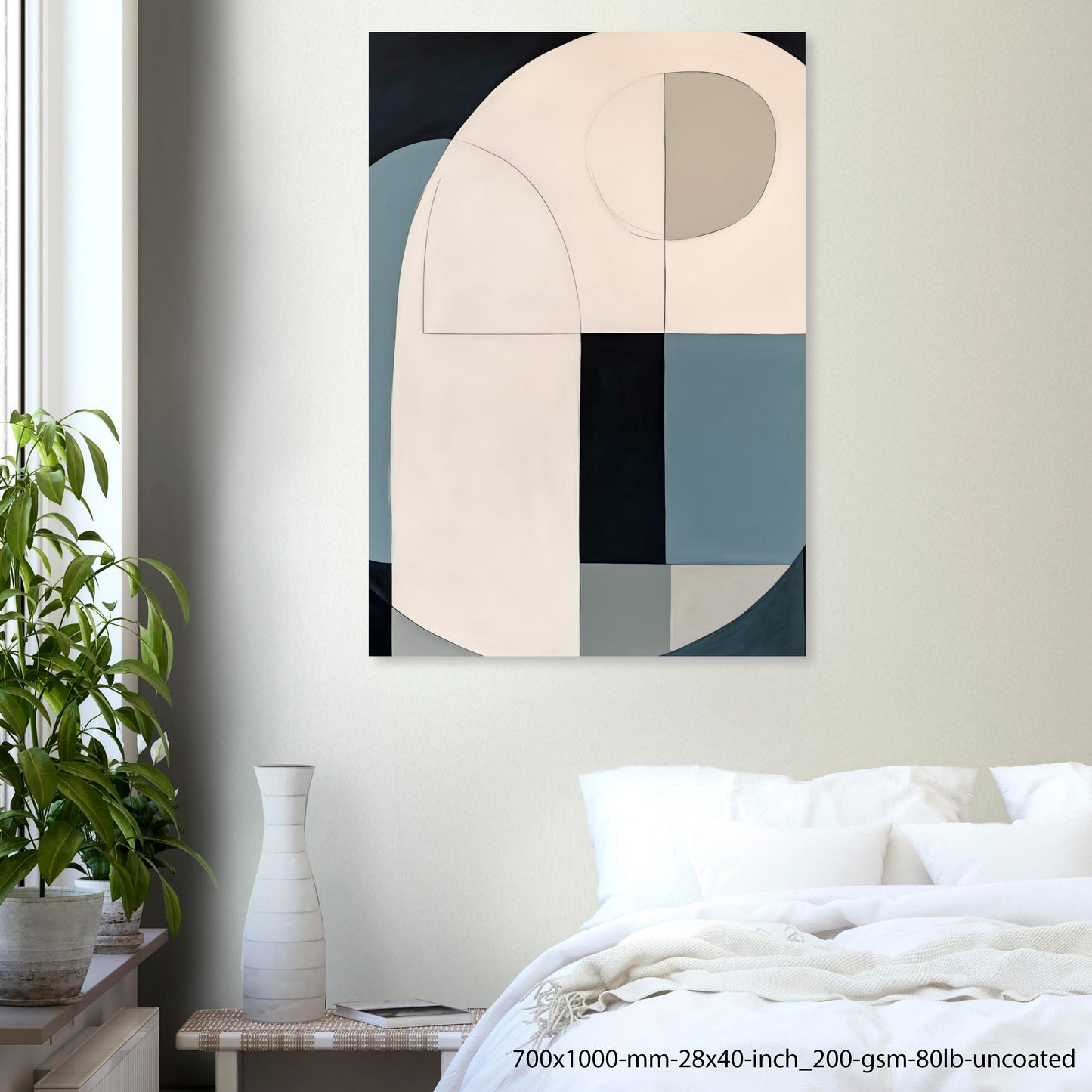 Soft Arch — Modern Geometric Arch Abstract Poster