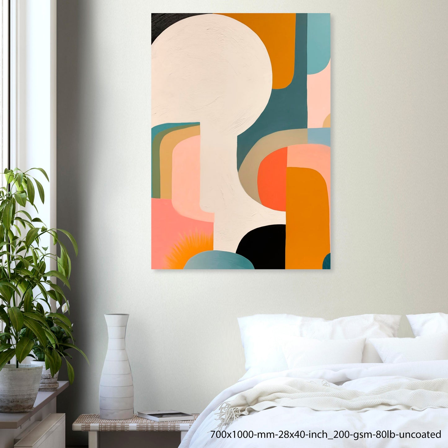 Modern Organic | Color Geometry — Modern Abstract Poster