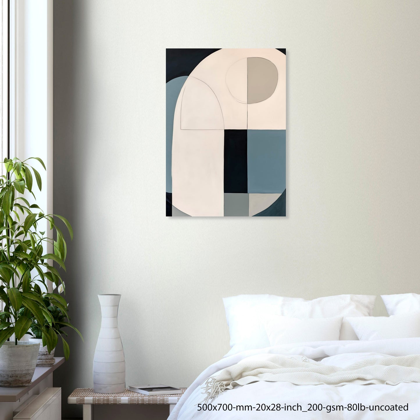 Soft Arch — Modern Geometric Arch Abstract Poster
