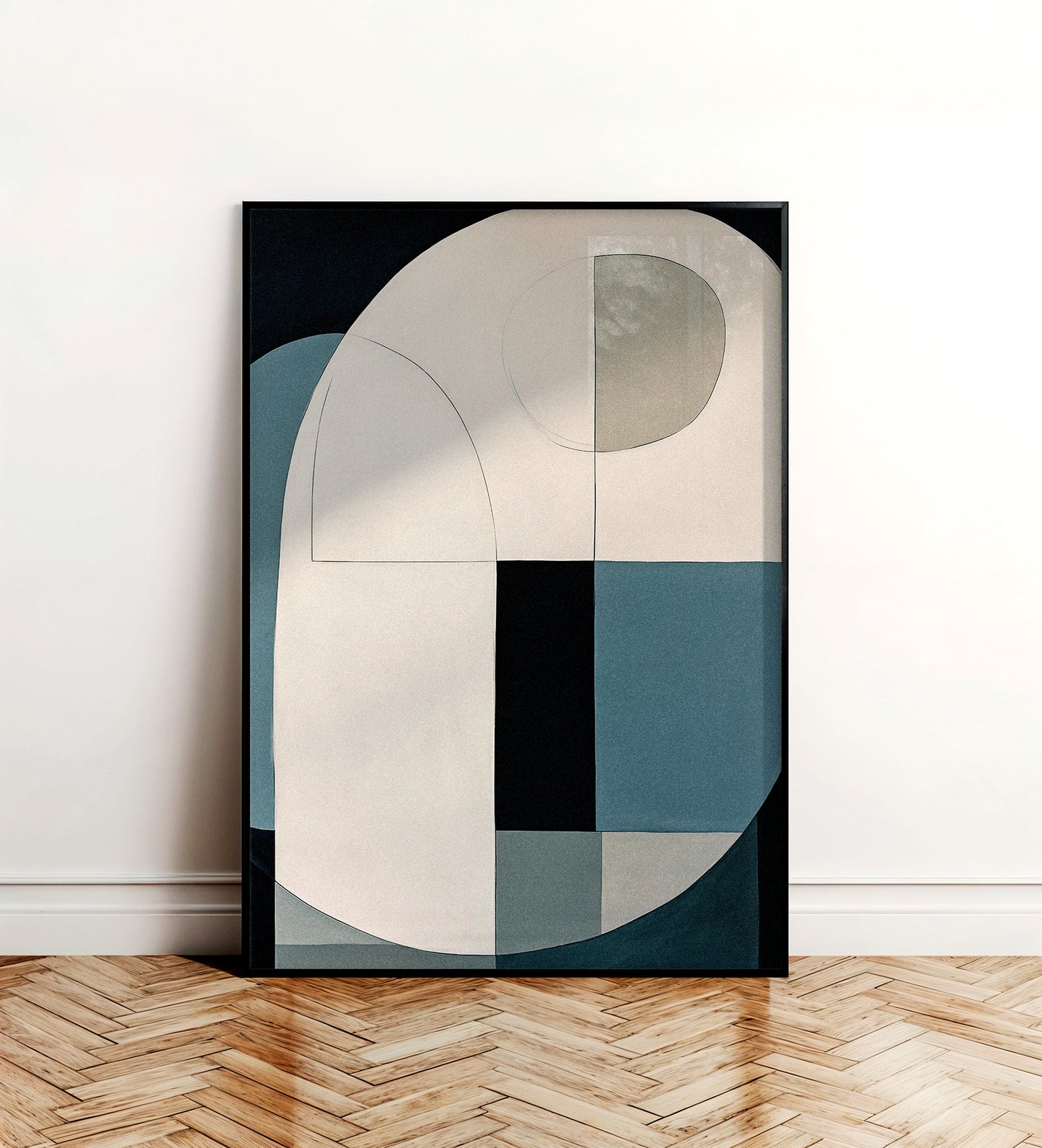 Soft Arch — Modern Geometric Arch Abstract Poster