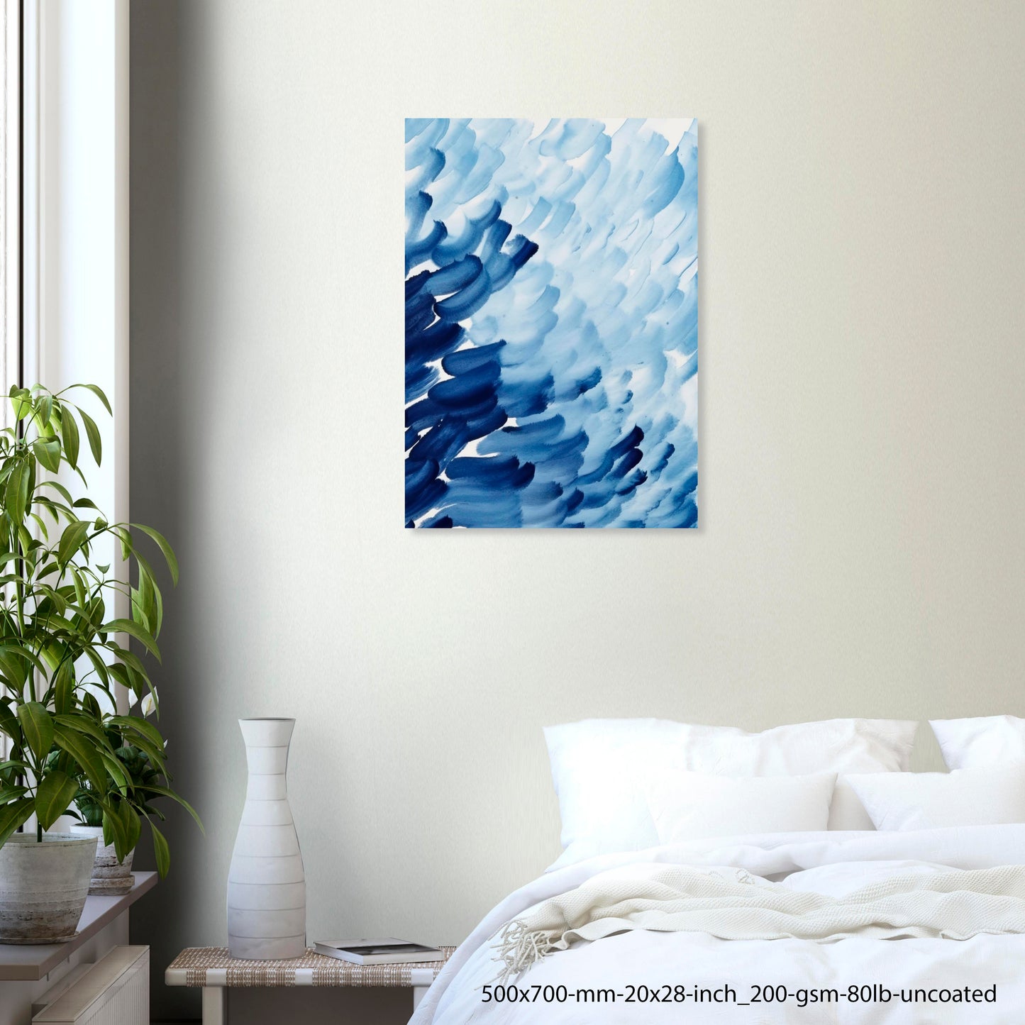 Ocean Brush I – Arte abstracto inspirado en el mar