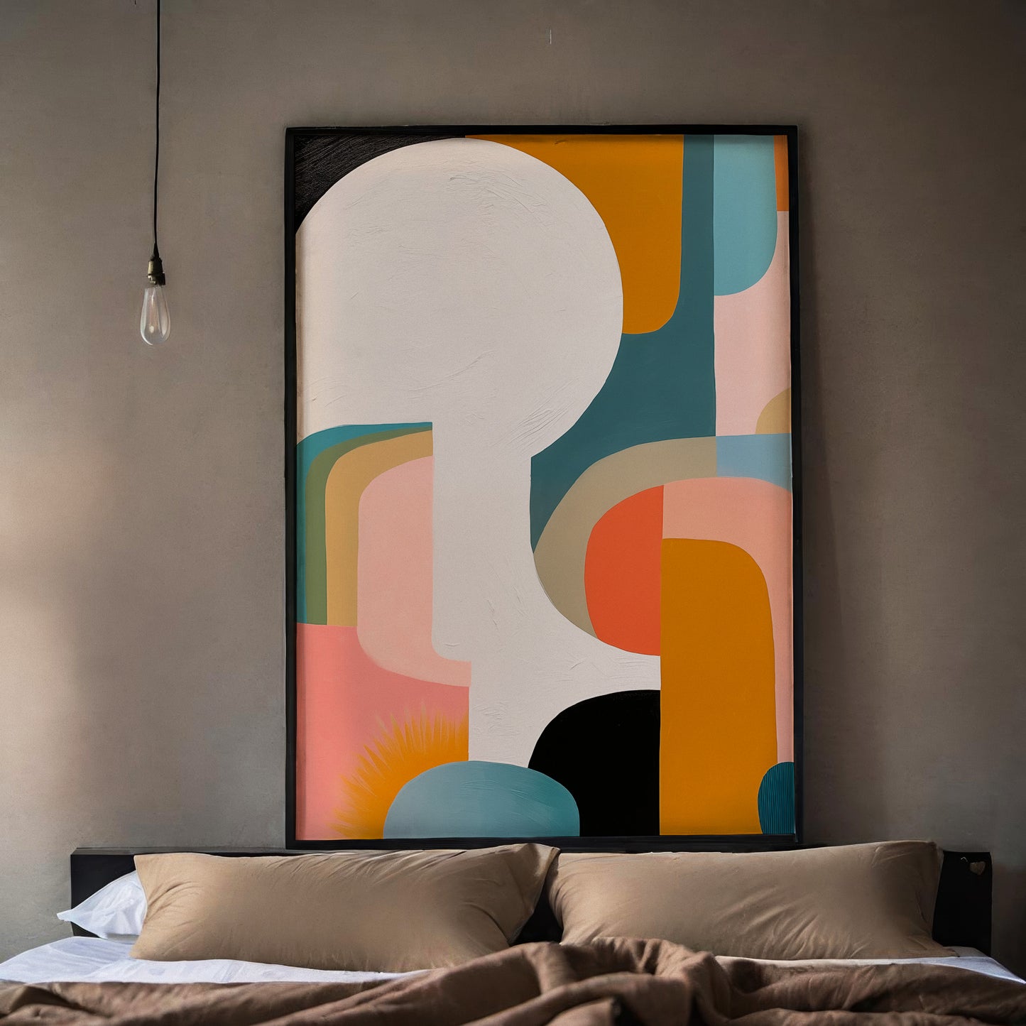 Color Geometry — Colorful Modern Geometric Abstract Poster