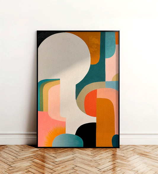 Color Geometry — Colorful Modern Geometric Abstract Poster